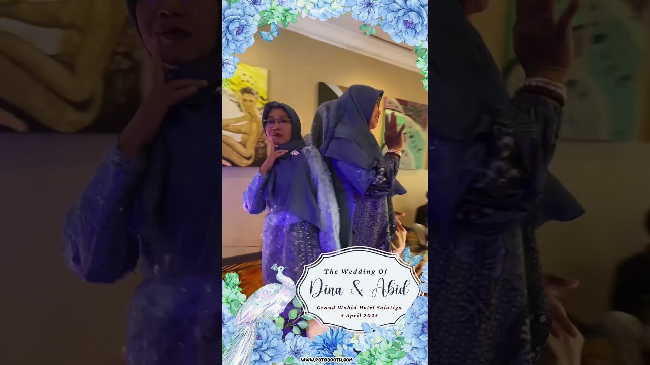 booth video 360 wedding Makassar