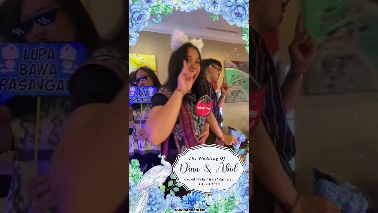 booth video 360 wedding Yogyakarta