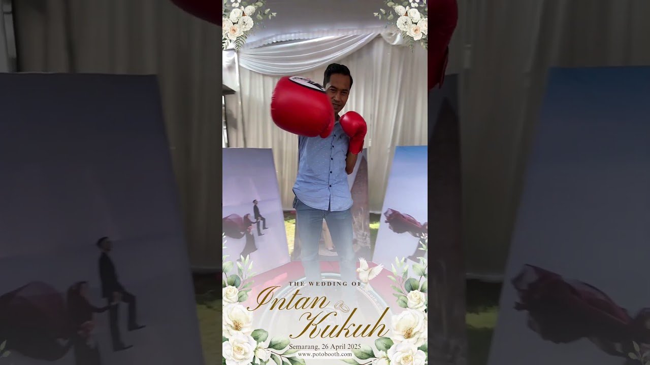 Hasil Video Booth 360 di Pernikahan Tema Rustic