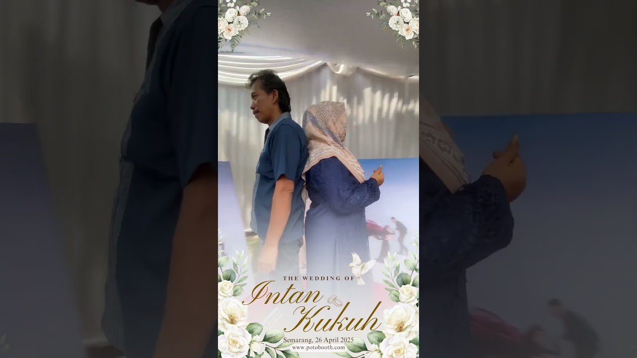 Hasil Video dari 360 Video Booth Wedding Kami!