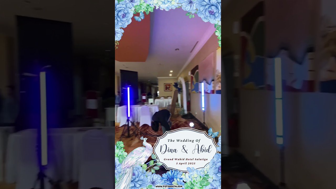 sewa video booth 360 wedding Bali