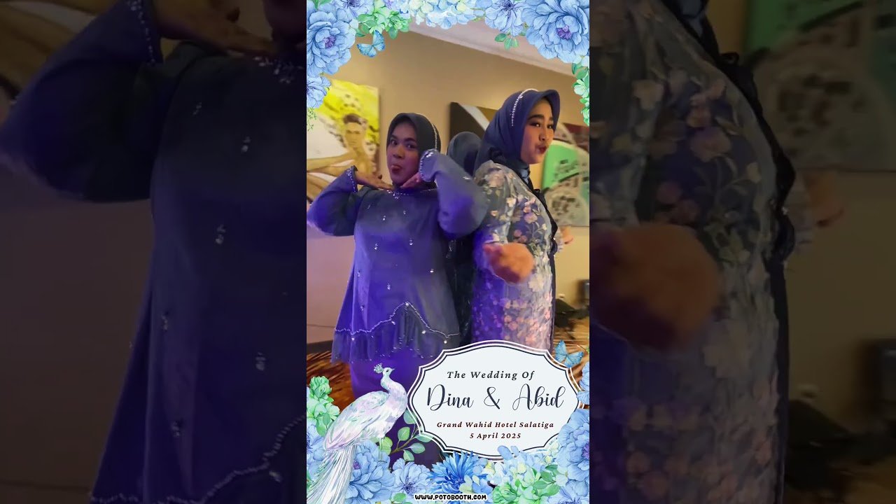 sewa video booth 360 wedding Medan