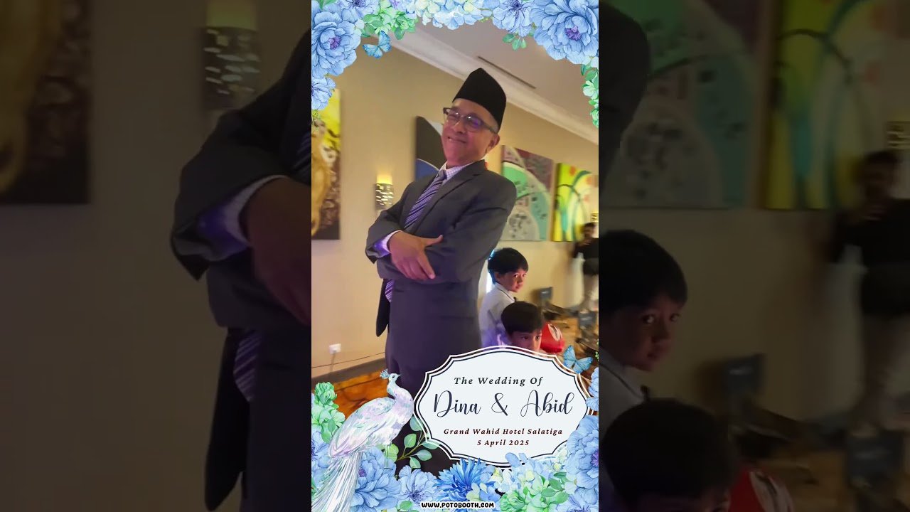 sewa video booth 360 wedding Semarang