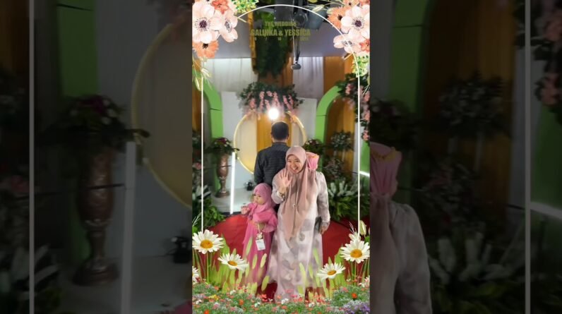 Photobooth Video Booth 360, Wedding dr.Galih & dr.Yessica semoga samawa.. #shorts
