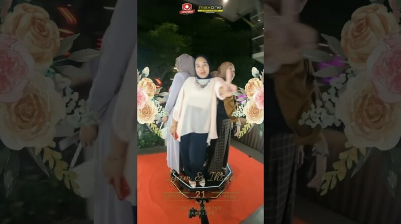 Pastikan acaramu makin kece dengan Kotak Narsis Videobooth 360 #videobooth #wedding #weddingvideo