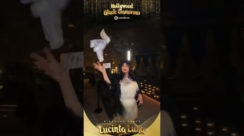 Fuji at Lucinta Luna Birthday Party (360 video booth Indonesia)
