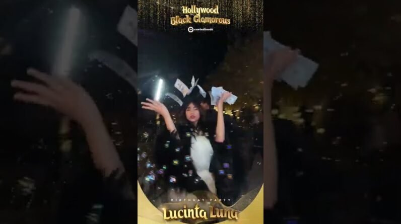 Fuji & Thoriq at Lucinta Luna Birthday Party (360 video booth Indonesia)