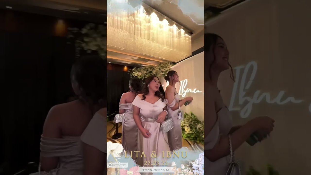 Lita & Ibnu Wedding (360 video booth Indonesia)