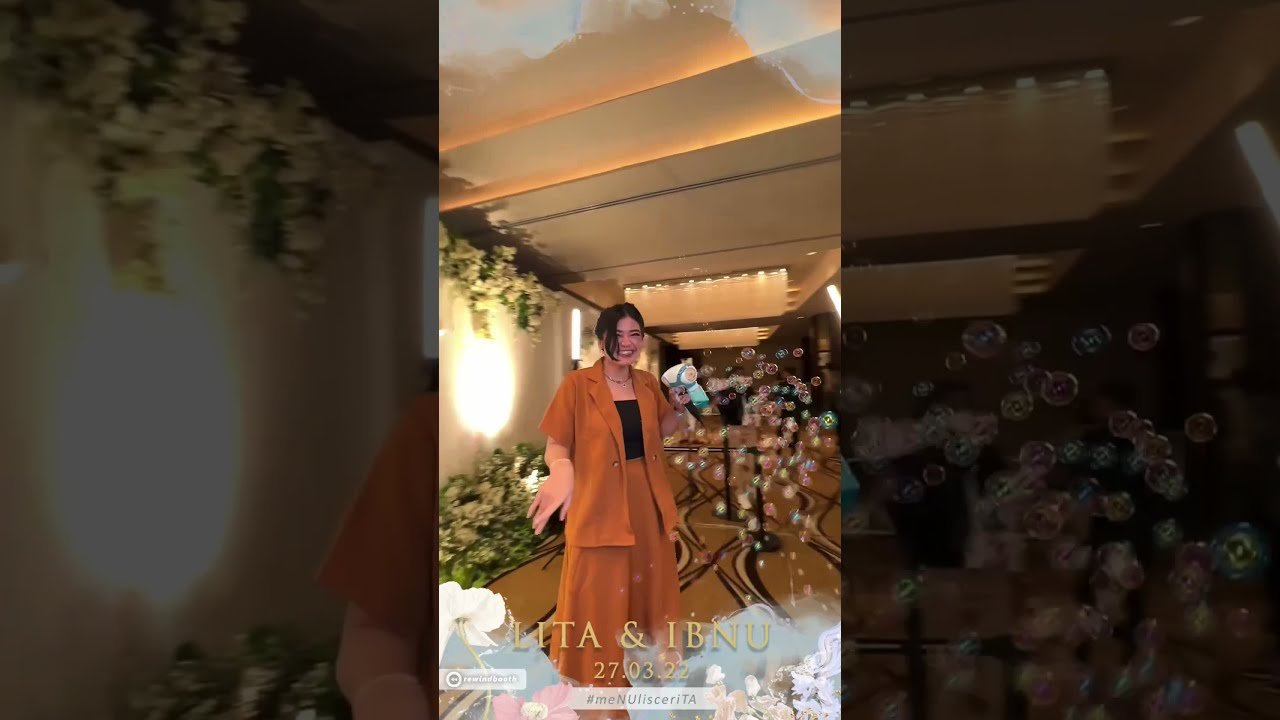 Lita & Ibnu Wedding (360 video booth Indonesia)