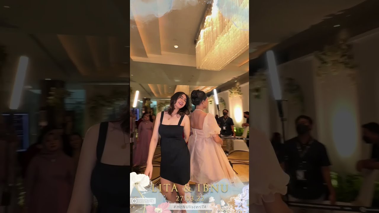 Lita & Ibnu Wedding (360 video booth Indonesia)