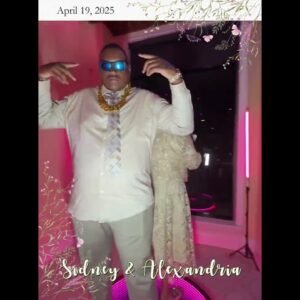 Unforgettable Wedding Moment! 360 Photo Booth Rental at Royal Palms by Nore Events | ChadPopulis.com